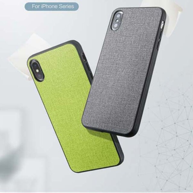 قاب سیلیکونی مدل پارچه‌ای برای گوشی آیفون X