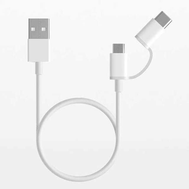 کابل USB به micro USB/Type-C زد ام آی طول 1 متر