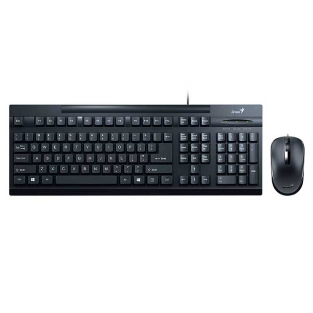 کیبورد و ماوس جنیوس مدل KM-125 USB با حروف فارسی