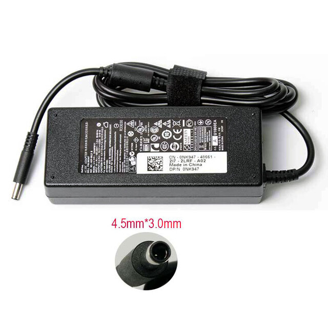 شارژر لپ تاپ دل 19.5 ولت 4.62 آمپر سر ریز سوزندار مدل DA90PM111