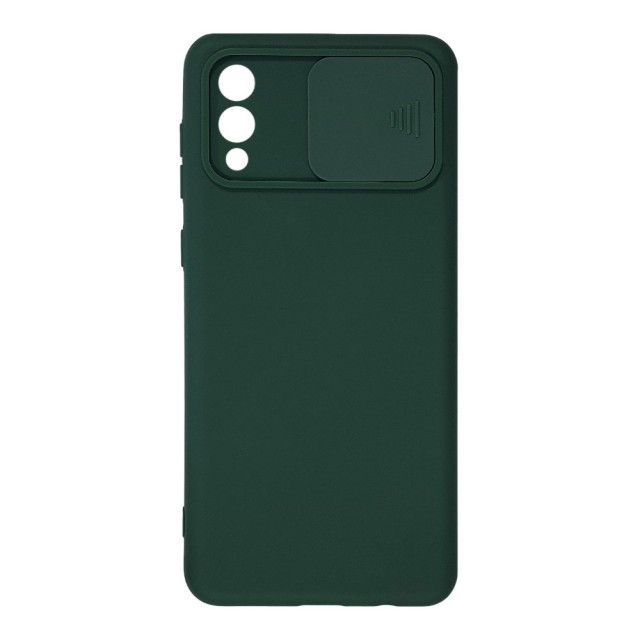 قاب سیلیکونی محافظ لنزدار کشویی سامسونگ A02