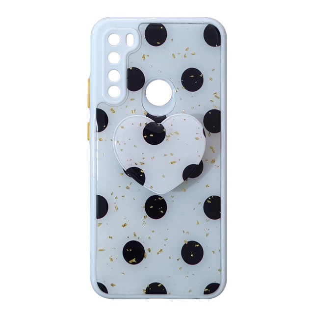 قاب رزینی با پاپ سوکت قلبی شیائومی Redmi Note 8
