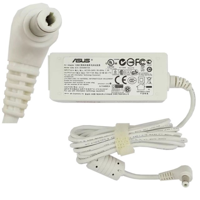 شارژر لپ تاپ ایسوس 12 ولت 3 آمپر مدل EXA0801XA