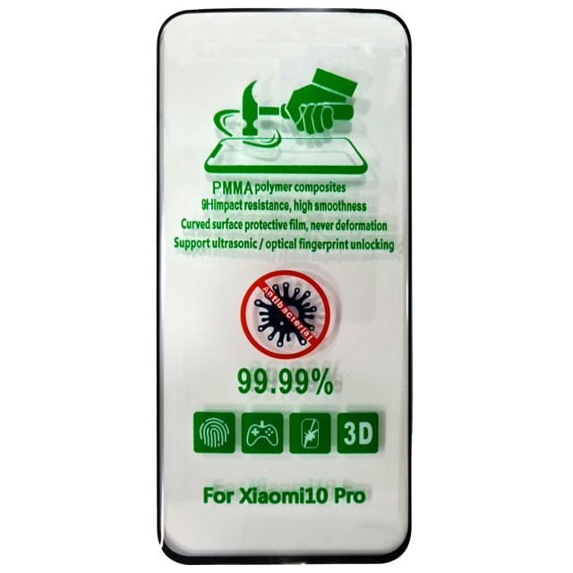 محافظ صفحه نمایش 3D پلیمر PMMA شیائومی Mi 10 Pro 5G