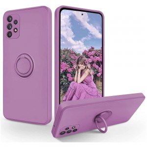 قاب سیلیکونی رینگ دار با بند سامسونگ A72 5G