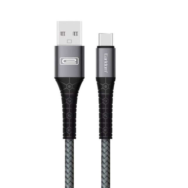 کابل شارژ USB به Type-C ارلدام مدل EC-091C طول 1 متر توان 2 آمپر