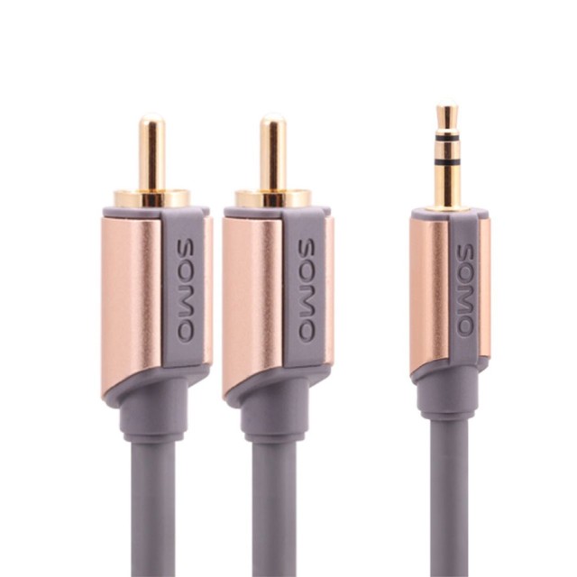 کابل صدا 2 به 1 سومو مدل SR5518 طول 1.8 متر