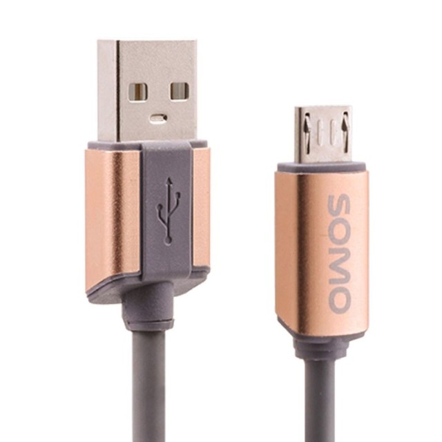 کابل شارژ USB به micro USB سومو مدل SU502 طول 1.2 متر توان 2 آمپر