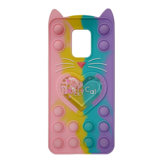 قاب سیلیکونی گربه ای آکواریومی Lucky Cat پاپیتی شیائومی Redmi Note 9S