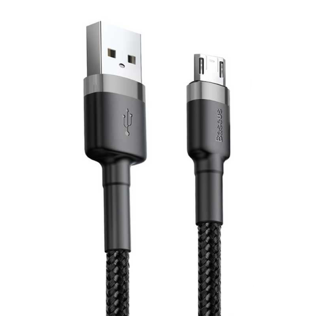 کابل شارژ USB به microUSB بیسوس مدل Cafule CAMKLF-BG1 طول 1 متر توان 2.4 آمپر