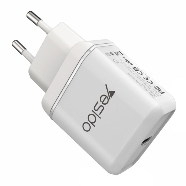 شارژر دیواری یسیدو مدل Yesido YC23 توان 18 وات
