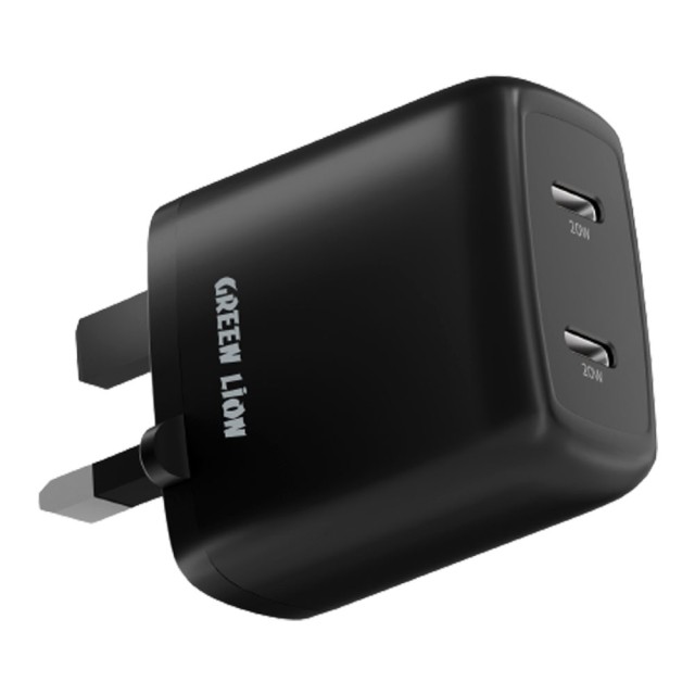 شارژر دیواری گرین لاین مدل GNWC2PD40WBK توان 40 وات