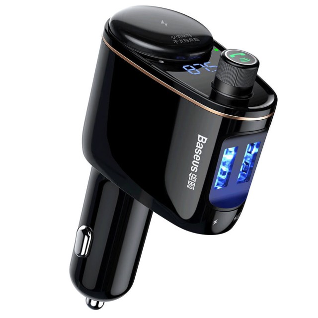 شارژر فندکی و اف ام پلیر بلوتوثی بیسوس مدل Baseus Locomotive CCALL-RH01