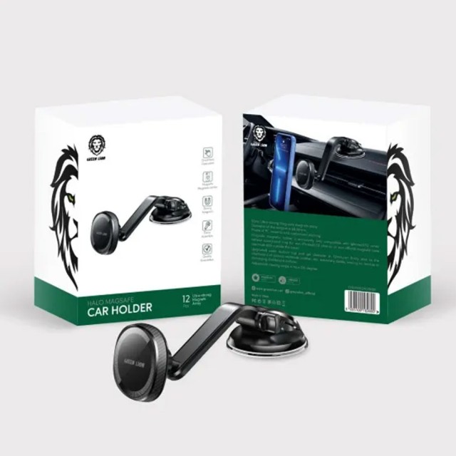 هولدر و پایه نگهدارنده گرین لاین مدل Green Lion Halo Magsafe GNHMAGHLDRBK