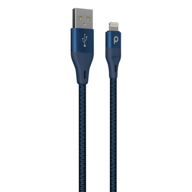کابل شارژ USB به لایتنینگ پرودو مدل PD-ALBR12-BU طول 1.2 متر توان 2.4 آمپر