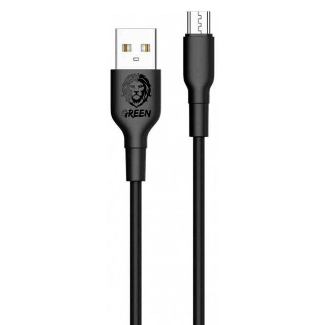 کابل شارژ USB به micro USB گرین لاین مدل GNCMC2BK طول 3 متر توان 2 آمپر
