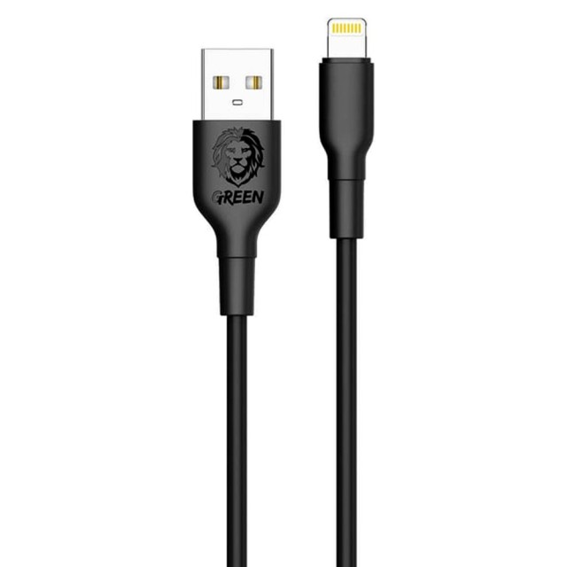 کابل شارژ USB به لایتنینگ گرین لاین مدل GNCIPH2BK طول 3 متر