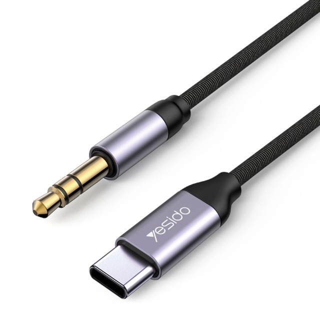 کابل تبدیل تایپ سی به AUX یسیدو Yesido YAU20 طول 1 متر