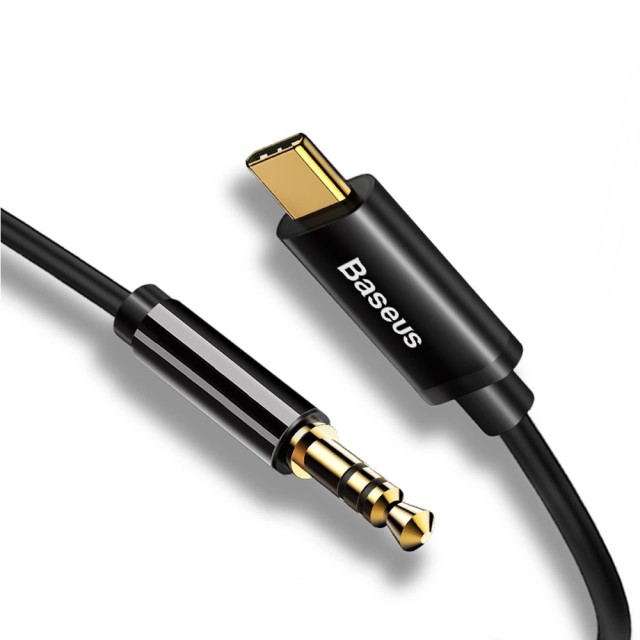 کابل تبدیل تایپ سی به AUX بیسوس CAM01-M01 طول 1.2 متر