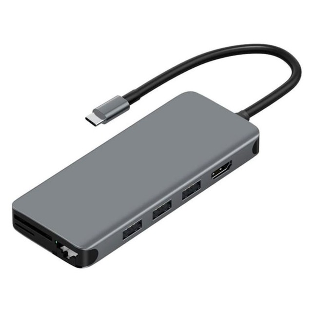 هاب تایپ سی 12 پورت گرین لاین Green Lion 12iN1 GN12IN1HUB