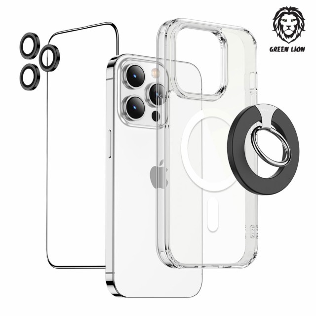 پک محافظتی 4 در 1 گرین لاین Protection Pack مدل GN4IN1P14PM آیفون iPhone 14 Pro Max