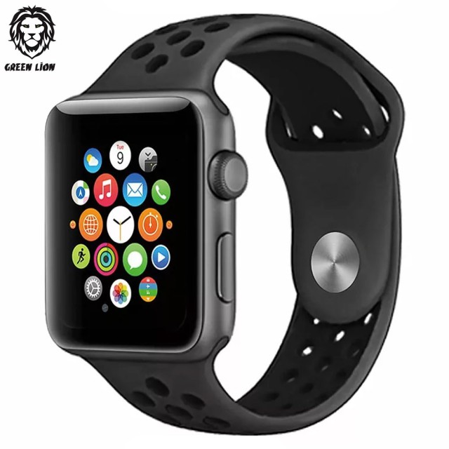 بند سیلیکونی اپل واچ پرودو 44/45 میلی متر Porodo Sport Silicone Watch Band طرح نایک