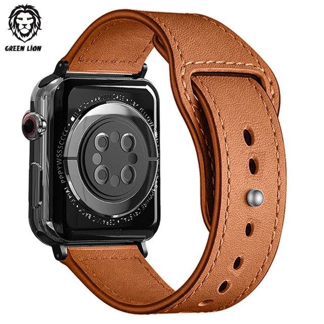 بند چرمی اپل واچ پرودو 44/45 میلی متر Porodo Leather Loop Watch Band