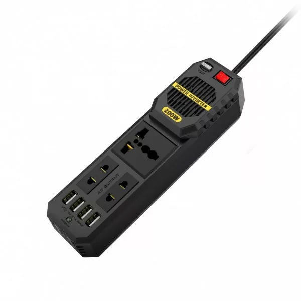 اینورتر فندکی ماشین گرین لاین Green Lion Stark Plus Power Inverter 200W