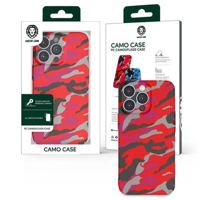قاب چریکی Camo Case گرین لاین مدل GNCAMOC13PM آیفون iPhone 13 Pro Max