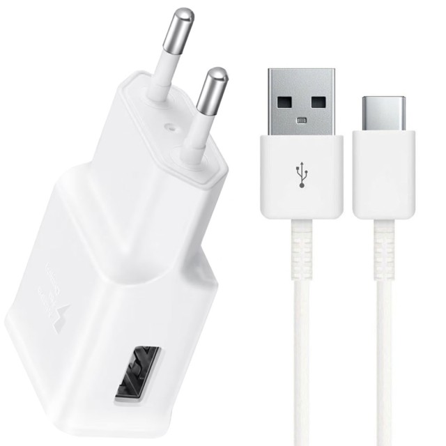 شارژر دیواری اورجینال سامسونگ EP-TA200 توان 15 وات با کابل و کارتن