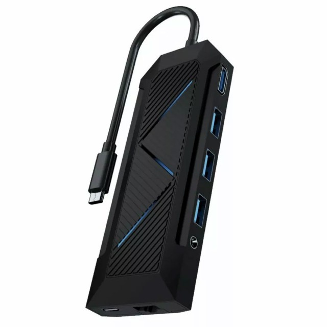 هاب گیمینگ تایپ سی 9 پورت پرودو Porodo PDX520