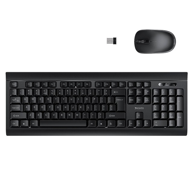 کیبورد و ماوس بی سیم یسیدو مدل Yesido KB12