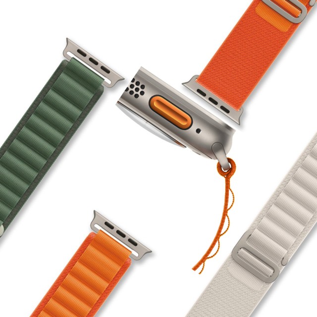 بند برزنتی اپل واچ اولترا گرین لاین 49 میلی متر Ultra Series GNUL49MWS Strap