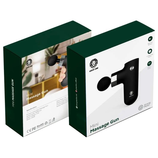 ماساژور شارژی تفنگی گرین لاین Mini Massage Gun مدل GNMIMGUNBK
