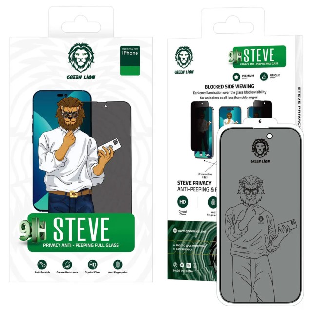 گلس استیو پرایوسی گرین لاین Steve Privacy آیفون iPhone 14