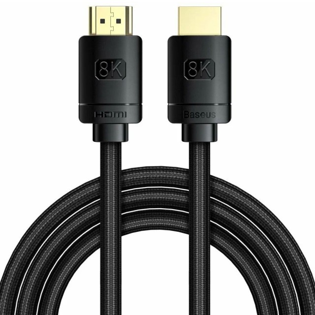 کابل HDMI بیسوس مدل CAKGQ-L01 نسخه 2.1 کیفیت 8K طول 3 متر