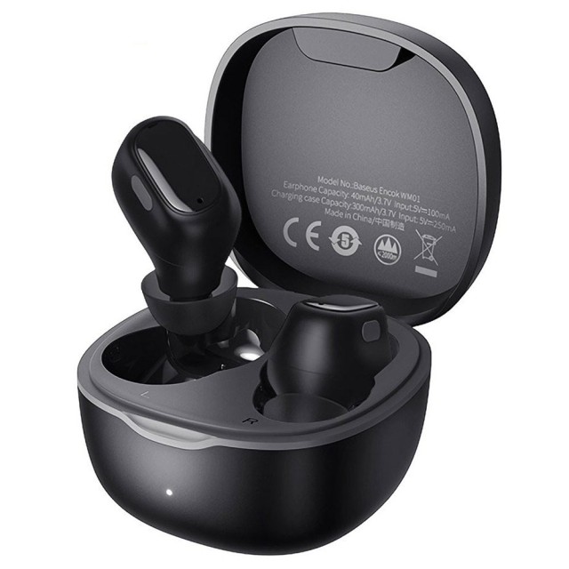 هندزفری بلوتوث دوگوش بیسوس Baseus Bowie WM01 NGTW370001
