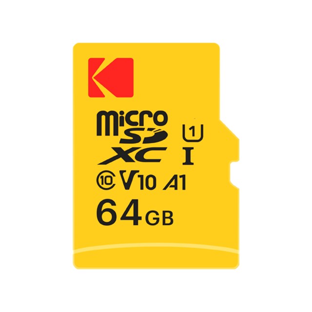 کارت حافظه MicroSDXC کداک مدل Kodak PREMIUM PERFORMANCE UHS-I U1 A1 V10 ظرفیت 64 گیگابایت به همراه آداپتور SD