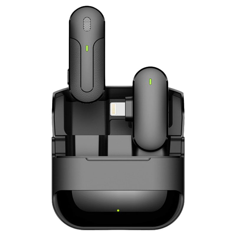 میکروفون یقه‌ای بی سیم گرین لاین مدل GNWIRLGTBK