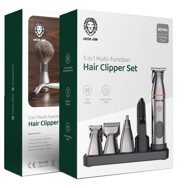 ست ماشین اصلاح 5 کاره گرین لاین 5in1 Hair Clipper Set