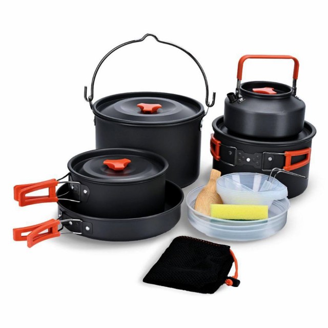 سرویس آشپزی کمپینگ گرین لاین Green Lion Camping Cookware Set