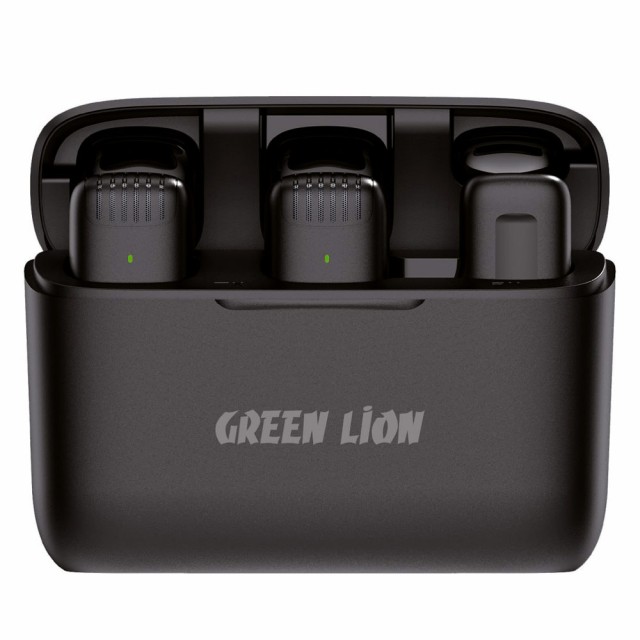 میکروفون یقه ای بی سیم گرین لاین مدل Green Lion 2 in 1 Wireless Microphone