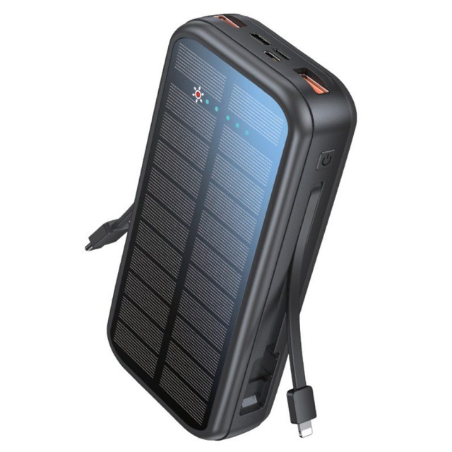 پاوربانک خورشیدی سولار 2 گرین لاین ظرفیت 16000 میلی آمپر ساعت توان 20 وات