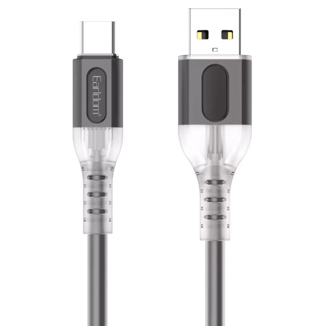 کابل شارژ USB به Type-C ارلدام مدل EC-192C طول 1 متر توان 3 آمپر