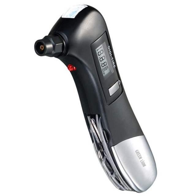 دستگاه گیج فشار دیجیتالی لاستیک 9 کاره گرین لاین مدل GNDITIREPRBK