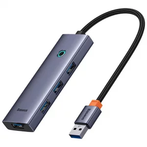 هاب USB چهار پورت USB 3.0 بیسوس Baseus BS-OH108 B0005280A813-02