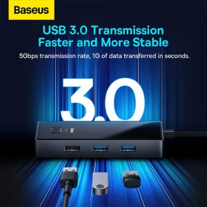 هاب تایپ سی 8 پورت بیسوس Baseus BS-OH081 WKYY030313