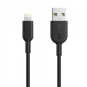 کابل شارژ USB به لایتنینگ انکر مدل Powerline II A8433 طول 1.8 متر توان 2.4 آمپر