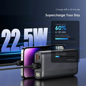 مشخصات پاوربانک اورایمو مدل OPB-7204Q ظرفیت 20000 میلی آمپر توان 22.5 وات