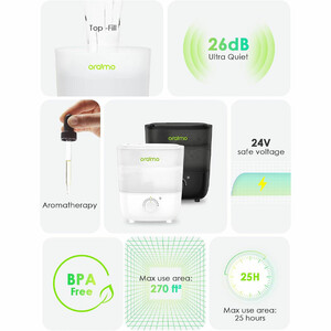 دستگاه بخور سرد و رطوبت ساز اورایمو مدل Oraimo Humidifier U02